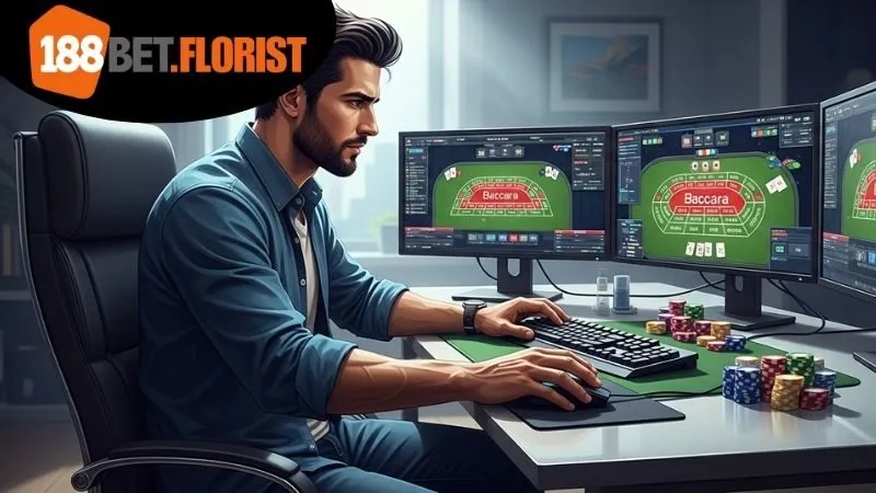 Cược baccarat 188BET chia bài trực tiếp dễ thắng 3 Hướng dẫn cược baccarat 188BET cho người mới
